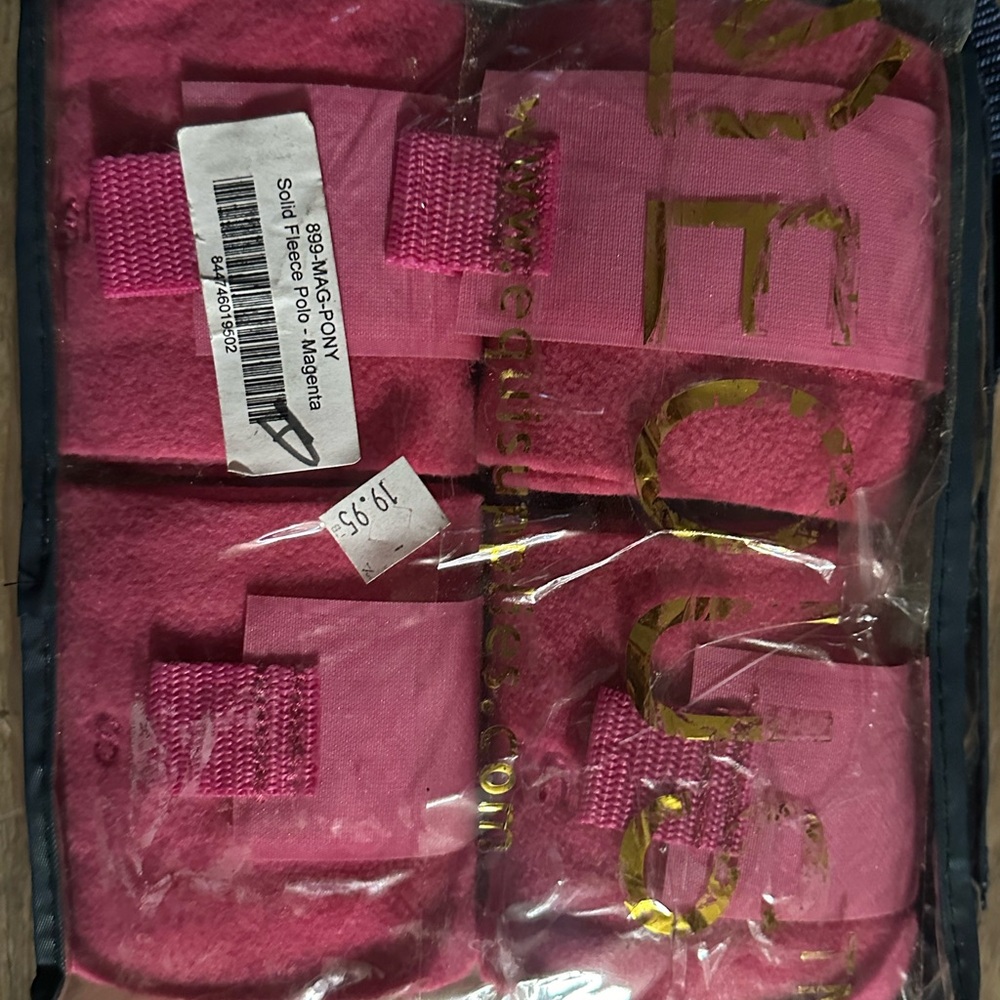 Pink Equestrian Polo Wraps